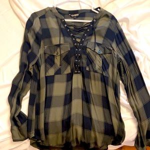 Cute Green and Black Long Sleeve!